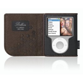 Lederhülle Belkin für ipod nano - Schwarz/Schokolade