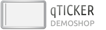 qTicker Demo Store by silbersaiten